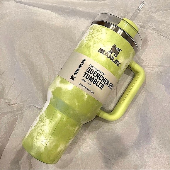 Stanley Other - NWT Stanley Adventure Quencher H2.0 Flowstate Tumbler 40 oz Citron Tie Dye